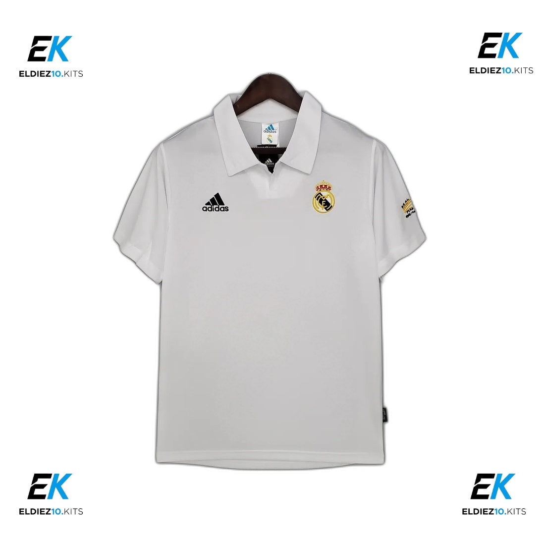 02-03 Real Madrid Retro Champions League Home Jersy