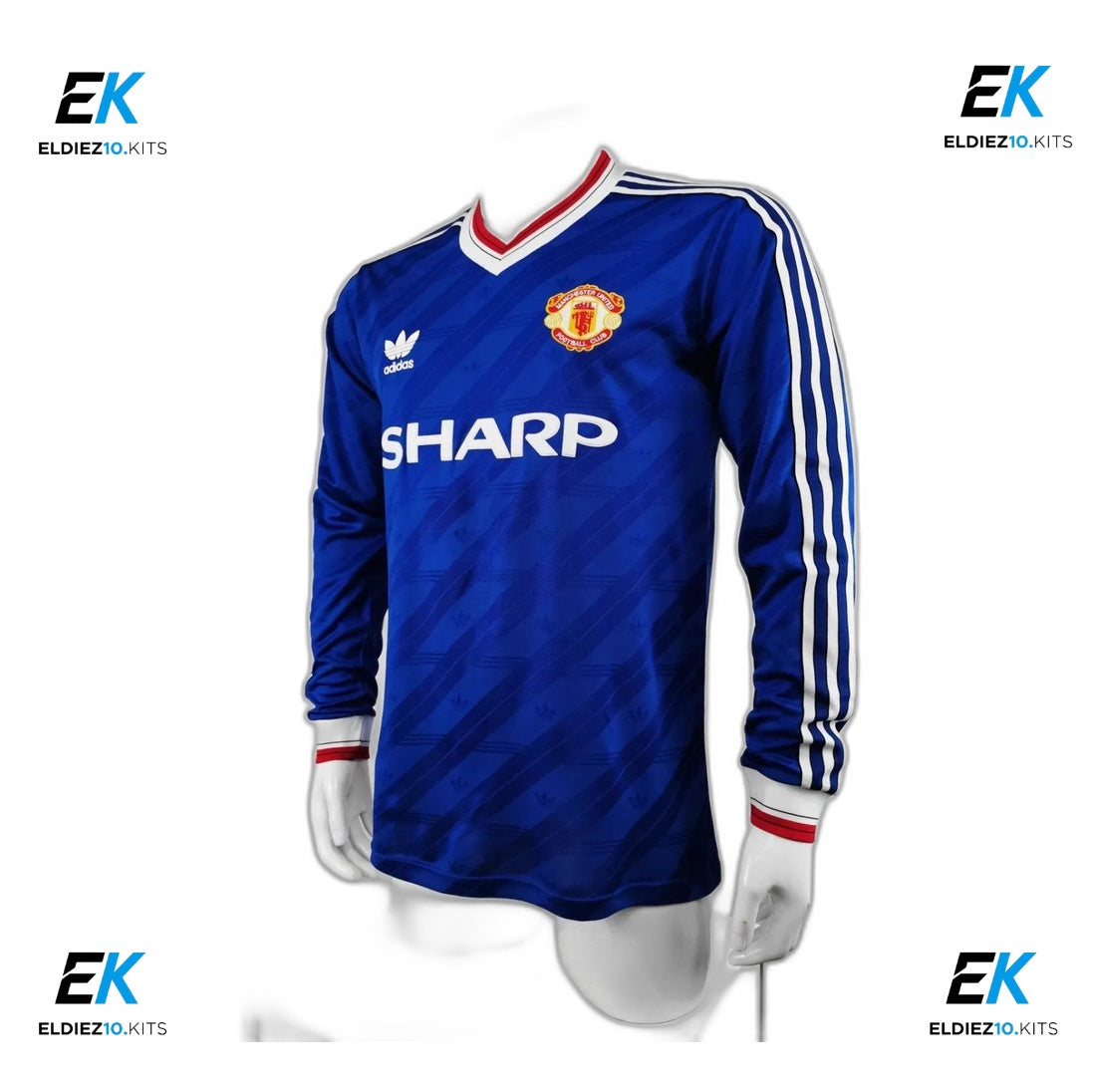 1986-88 Manchester United Third Long Sleeve Retro