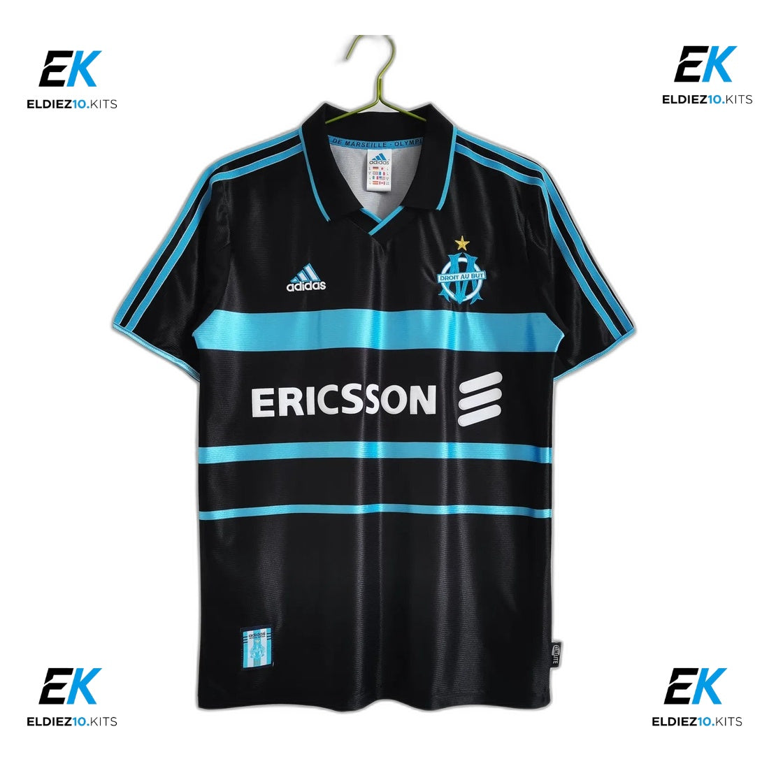 1999-00 Olympique Marseille Third Retro
