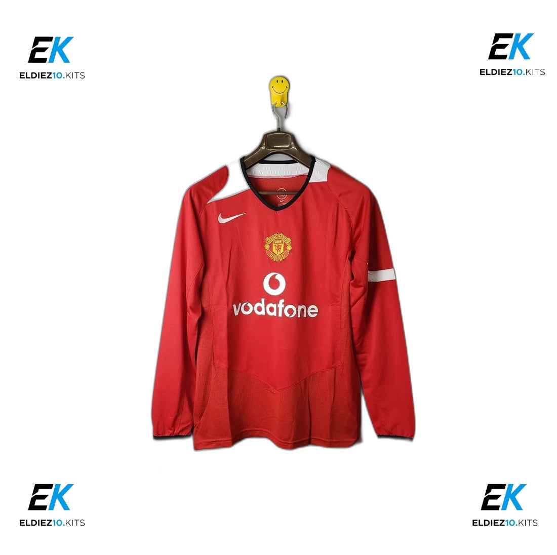 2005 Manchester United Home Red Long Sleeve Retro