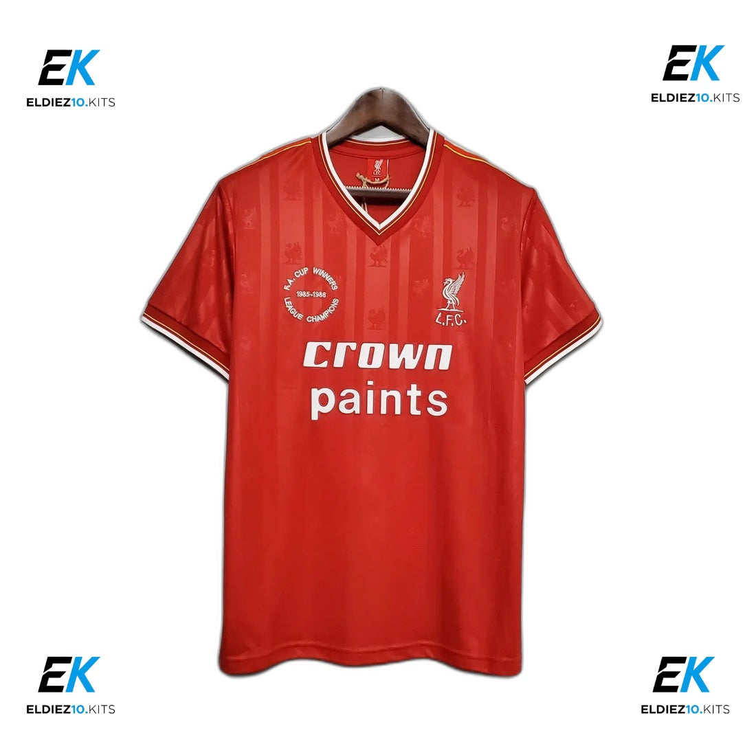 85-86 Liverpool Home Retro