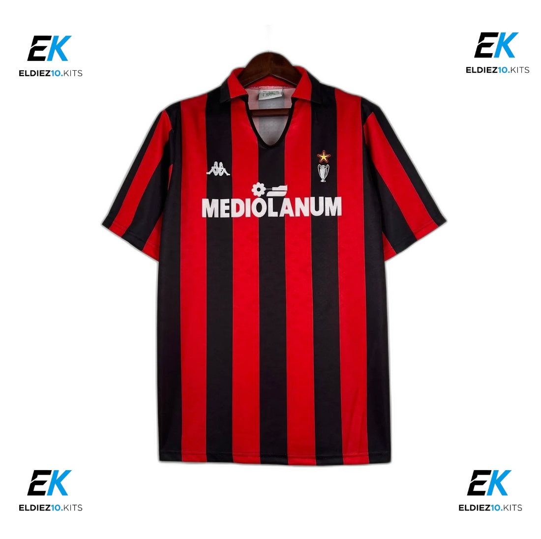 89-90 AC Milan Home Retro