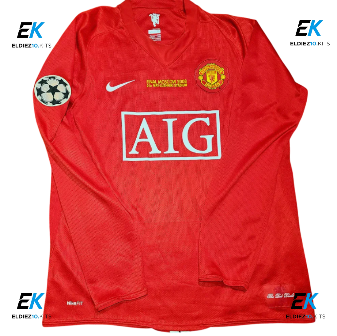 Manchester United Final Champions League Version 2008 Long Sleeve