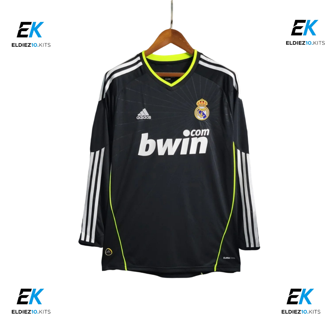 10-11 Real Madrid Away Long Sleeve Retro
