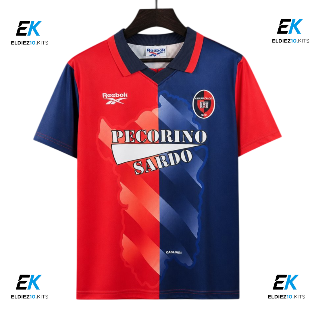96-97 Cagliari Home Retro