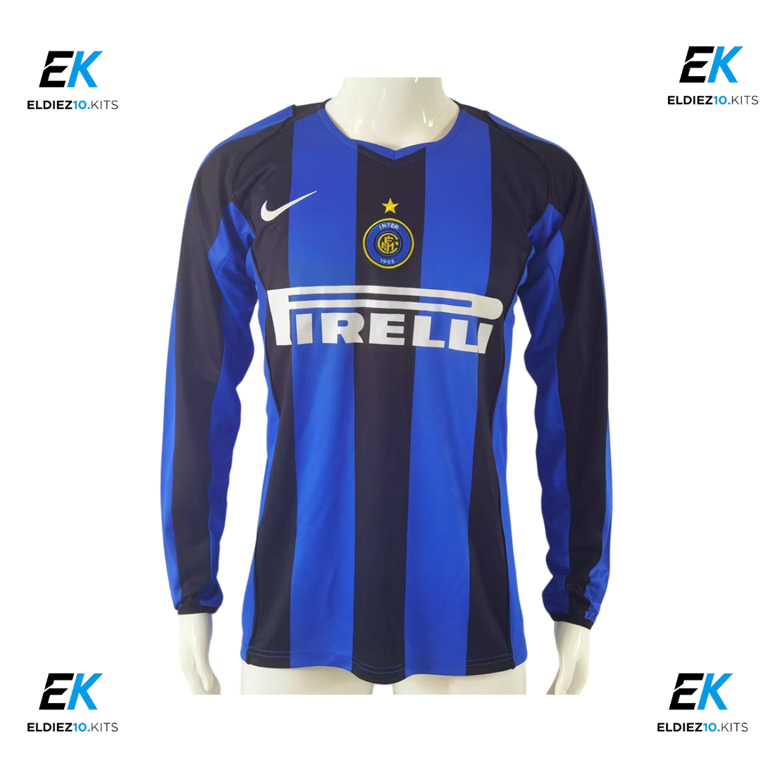 04-05 Inter Milan Home Long Sleeve Retro
