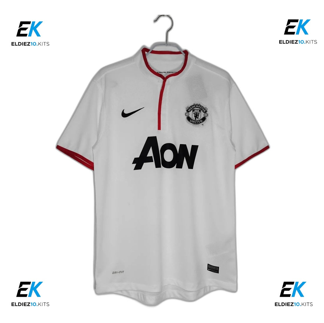 12-13 Manchester United Away White Retro