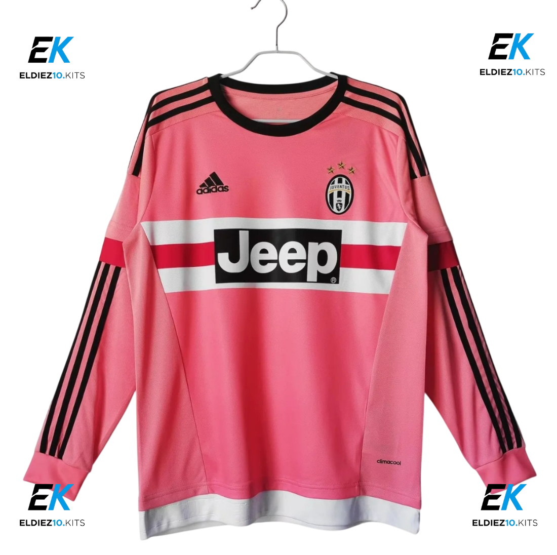 15-16 Juventus Away Long Sleeve Retro