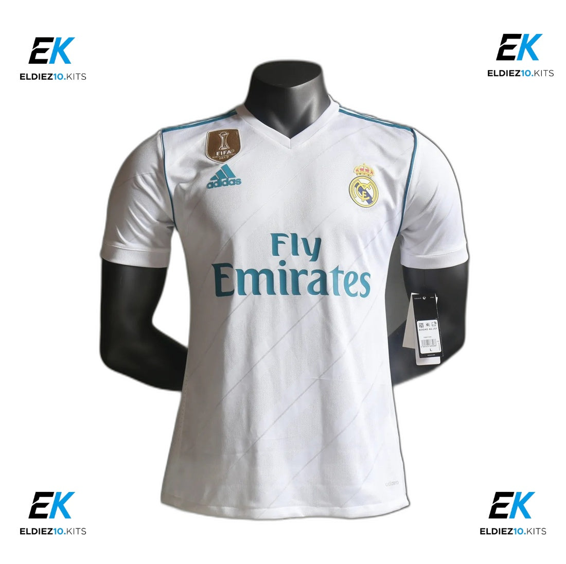 17-18 Real Madrid Home Retro Player Version