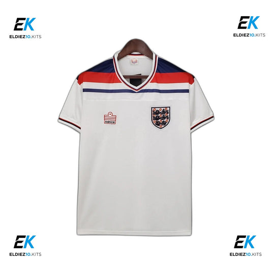 1982 England Home White Retro