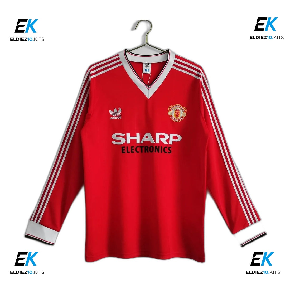 1983 Manchester United Home Long Sleeve Retro
