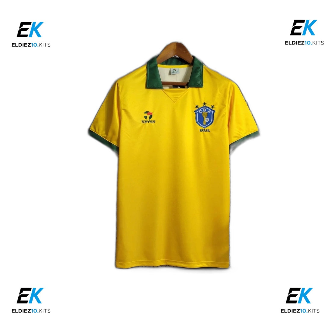 1988-1990 Brazil Home Retro