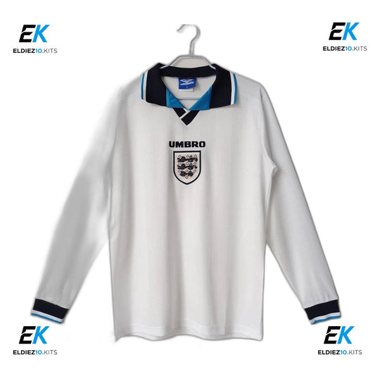 1996 England Home Long Sleeve Retro