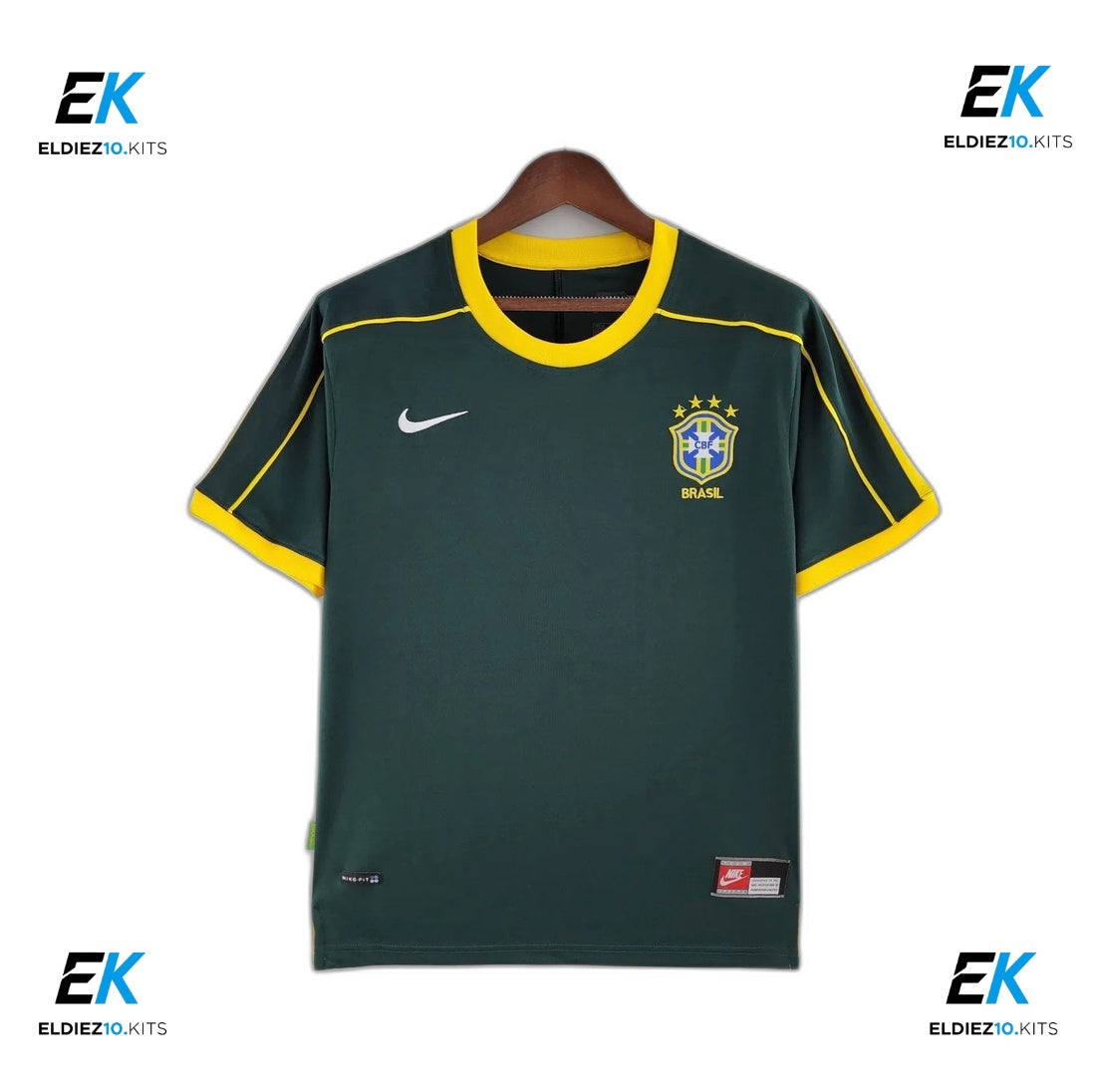 1998 Brazil Green Goal Keeper Retro
