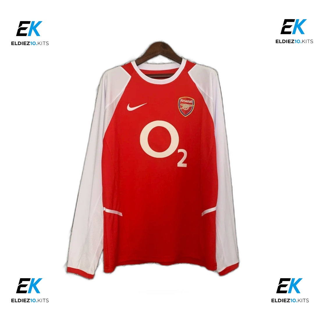 2002-04 Arsenal Home Long Sleeve Retro