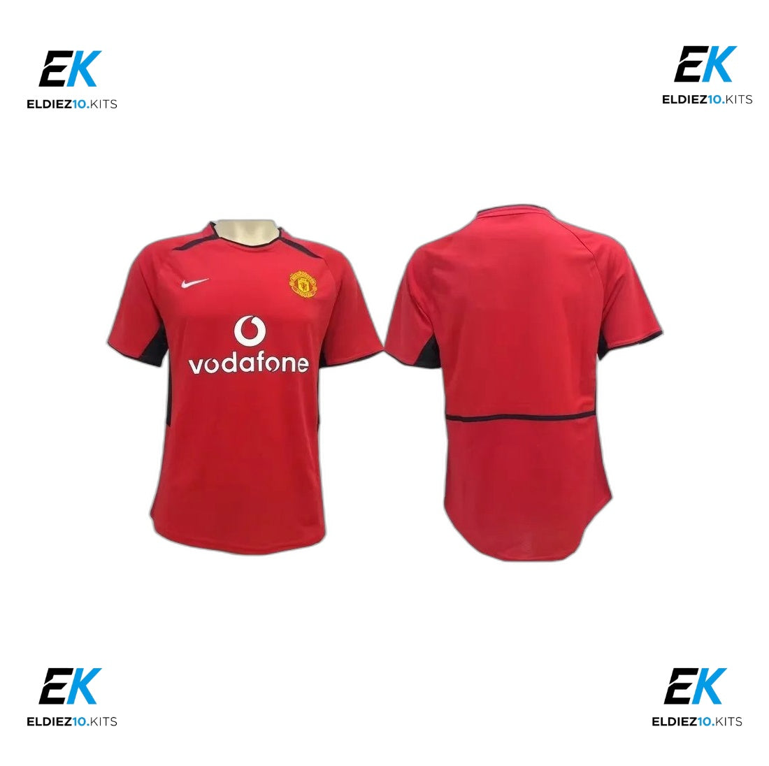 2002-2003 Manchester United Home Red Retro