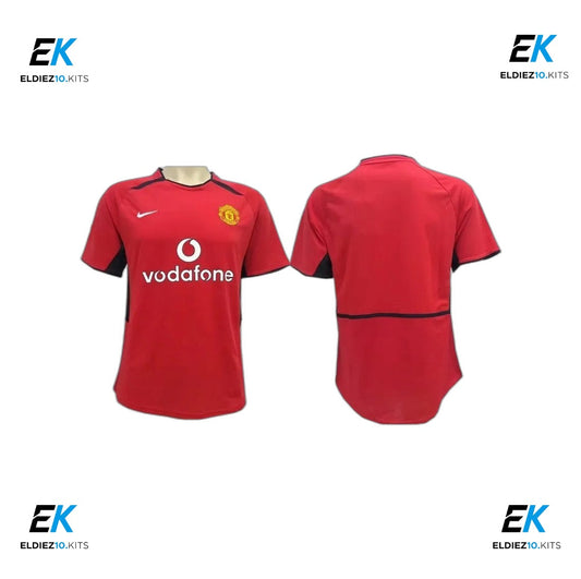 2002-2003 Manchester United Home Red Retro