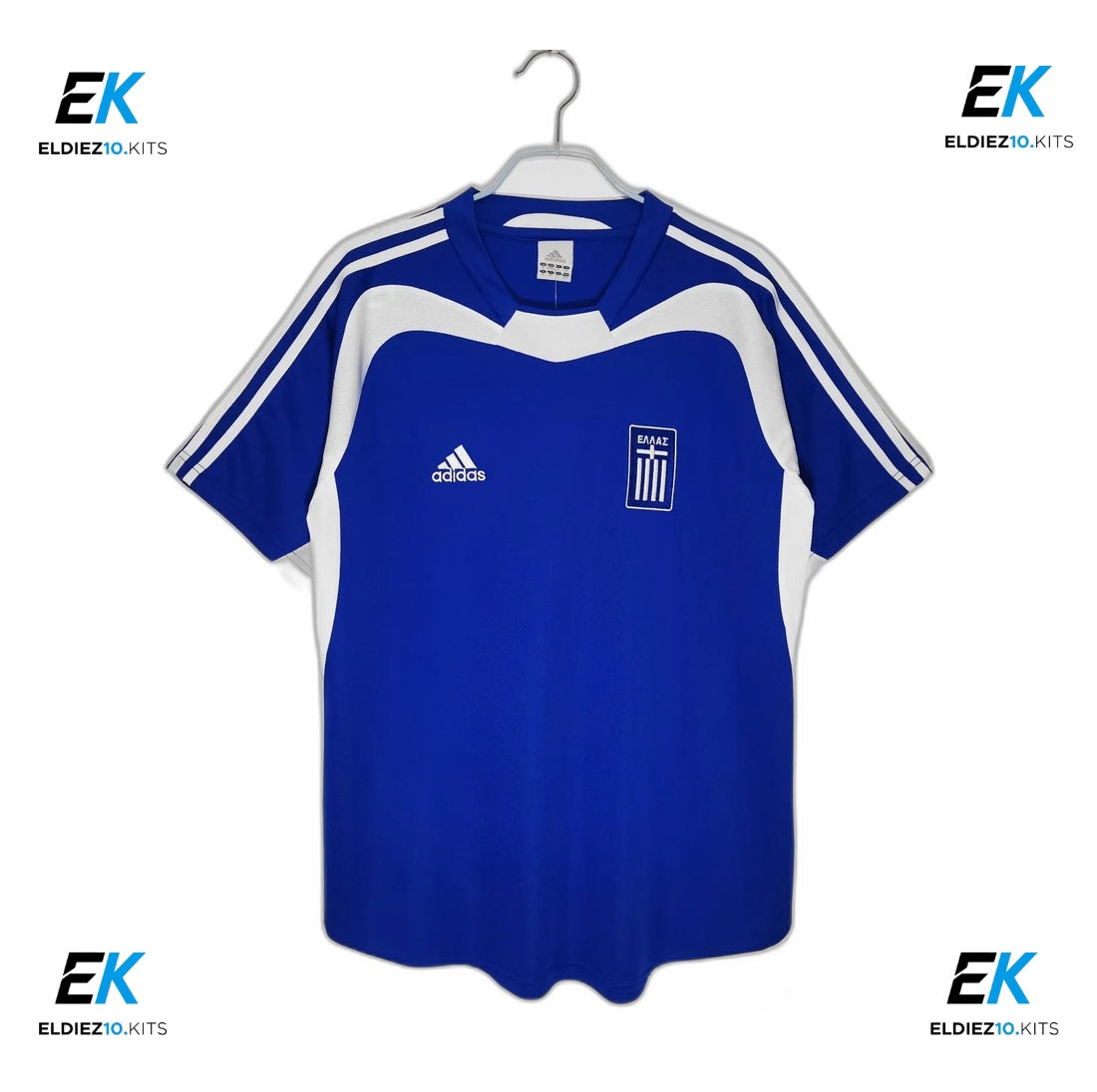 2004 Greece Home Blue Retro