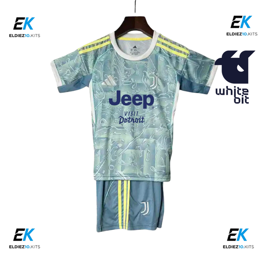 25-26 Juventus Away Kids Kit