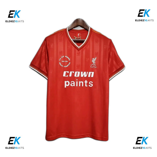 85-86 Liverpool Home Retro