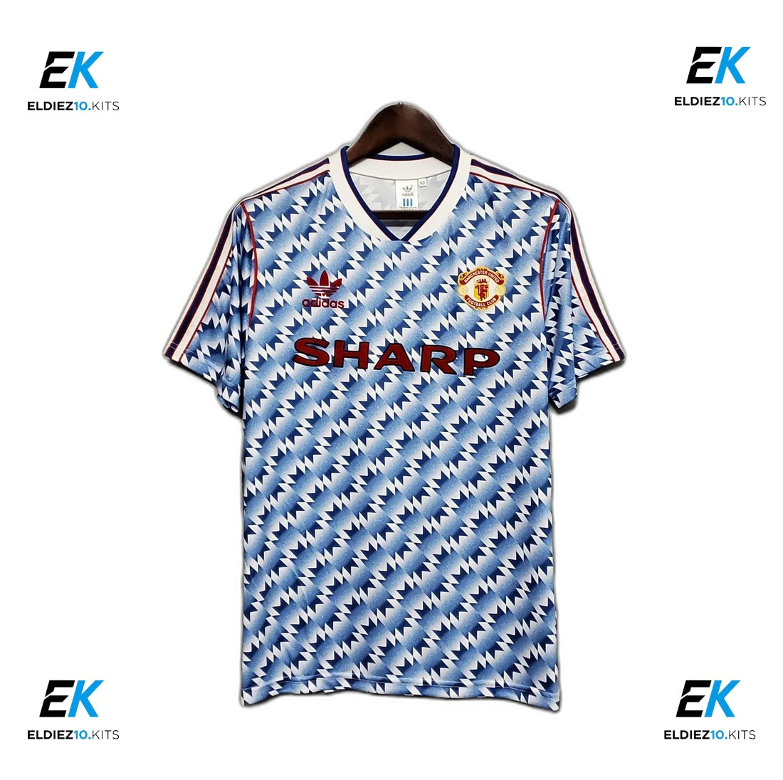 90-92 Manchester United Blue Retro