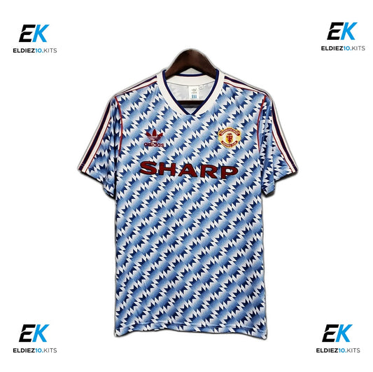 90-92 Manchester United Blue Retro
