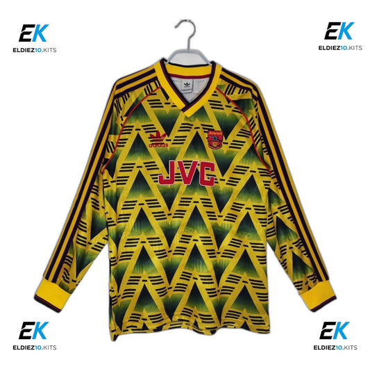 91-93 Arsenal Away Long Sleeve Retro