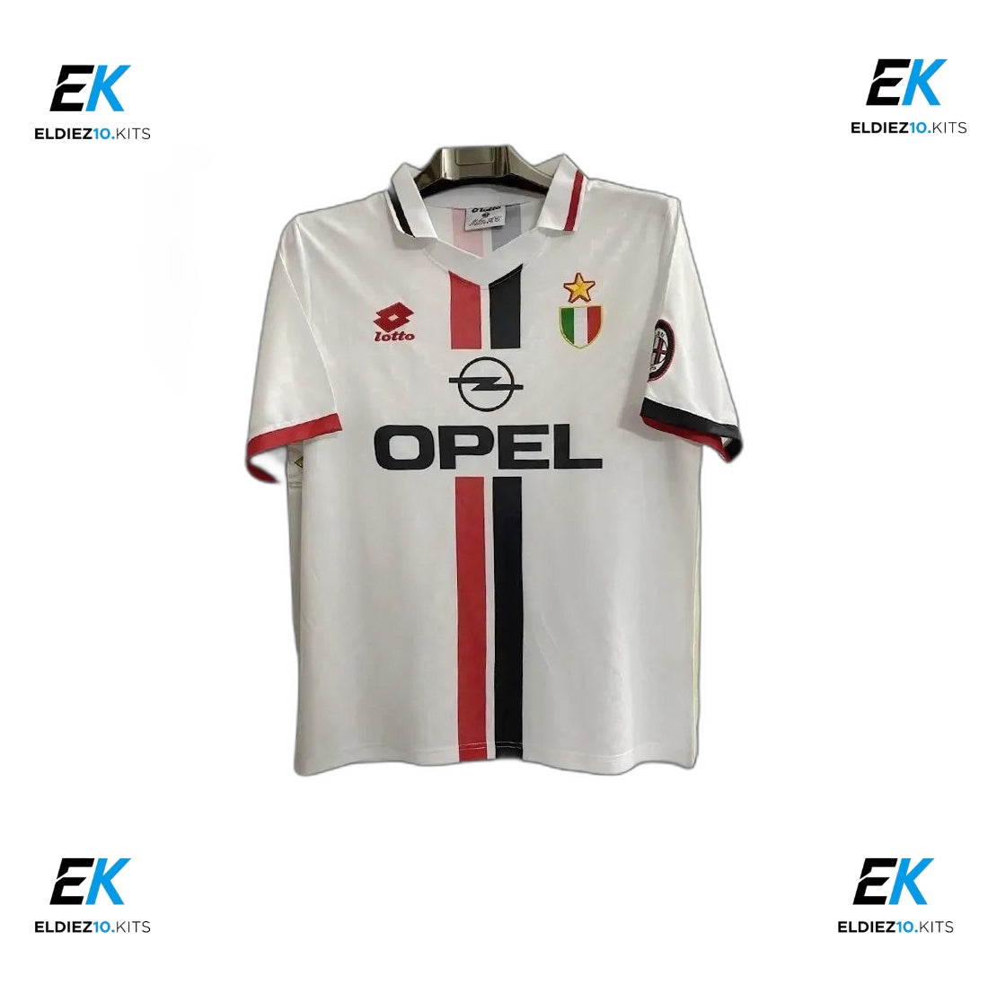 95-97 AC Milan Away Retro Fan Version