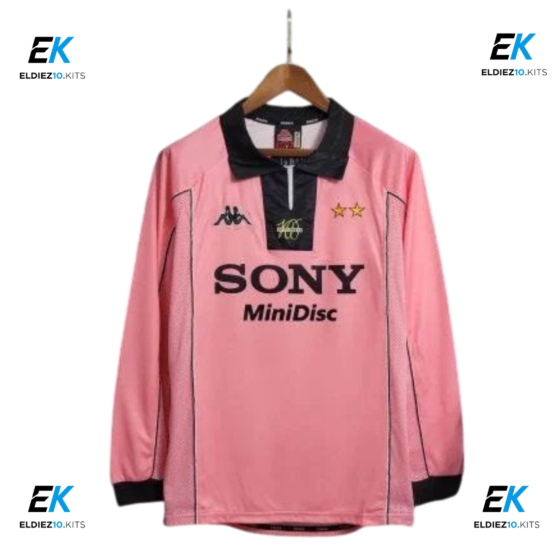 97-98 Juventus Away Long Sleeve Retro