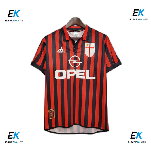 99-00 AC Milan Centenary Home Retro