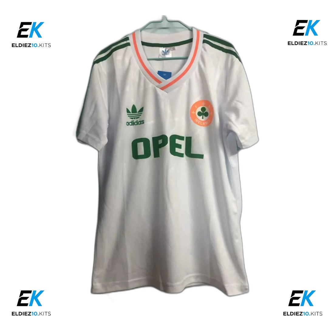 Republic of Ireland White Retro