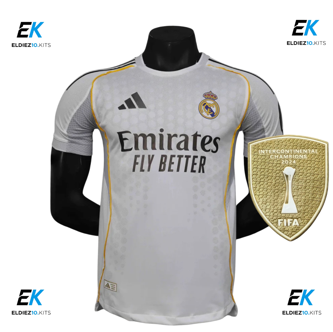 25-26 Real Madrid Home Player Version Mbappé 10