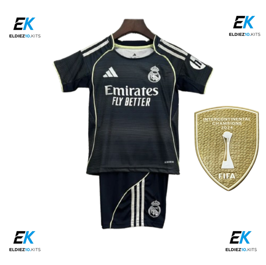 25-26 Real Madrid Away Kids Kit