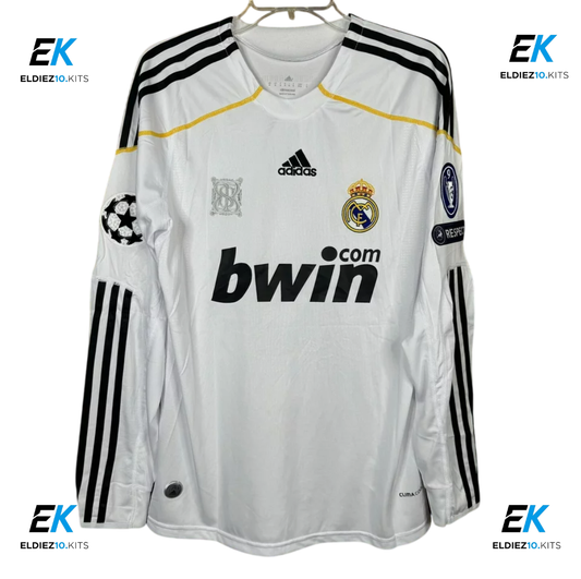 Real Madrid 09/10 Home Long Sleeve Ronaldo 9