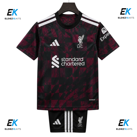 26-27 Liverpool Third Kids Kit