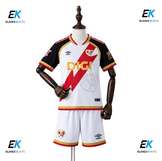 26-27 Rayo Vallecano Home Kids Kit