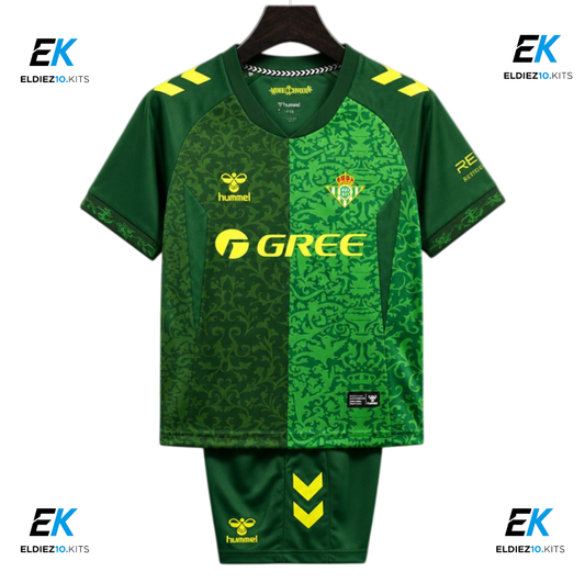 26-27 Real Betis Away Kids Kit