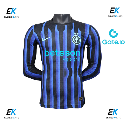 25-26 Inter Milan Home Player Long Sleeve Version