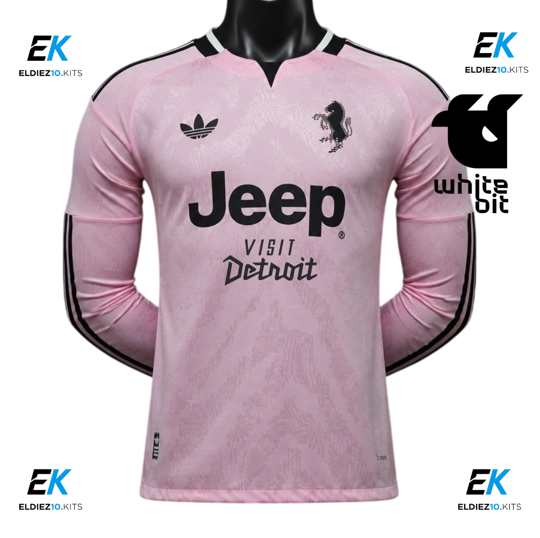 26-27 Juventus Away Long Sleeve Player Version