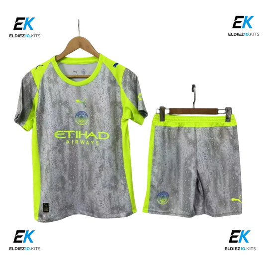 25-26 Manchester City Third Kids Kit