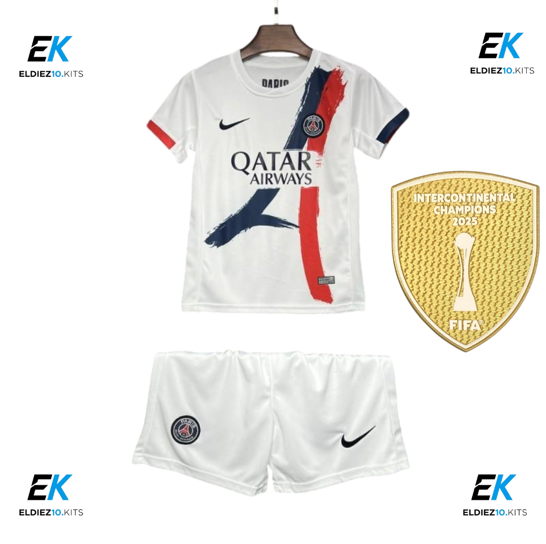 25-26 PSG Away Kids Kit